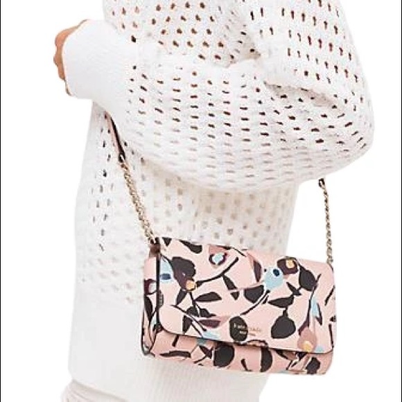 kate spade ♠️ cameron paper rose 🌹 bag & wallet - Picture 3 of 16